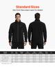 VEVOR Heated Fleece Jacket for Men, Heated Sweatshirt with 7.4V 16000mAh Rechargeable Power Bank Pack, 6 Heating Zones, 3 Temp Levels