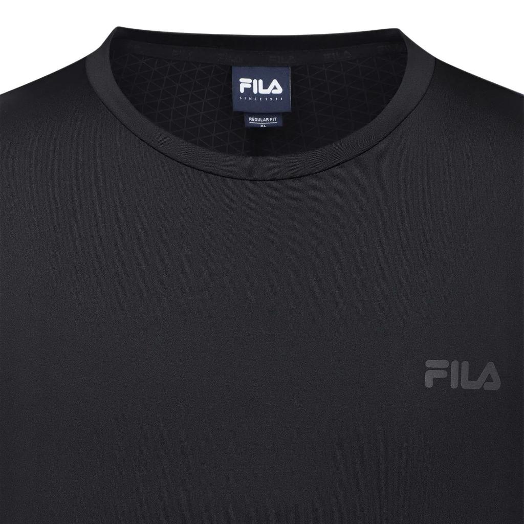 New FILA T Shirts Unisex Black FS2RSG2220X-BLK