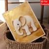 Pearl Art Painting Elephant Home Wall Decor Art Crafts Handmade DIY Adult/Beginner Gift Creative Home Decor Frameless Gold Animal Decor