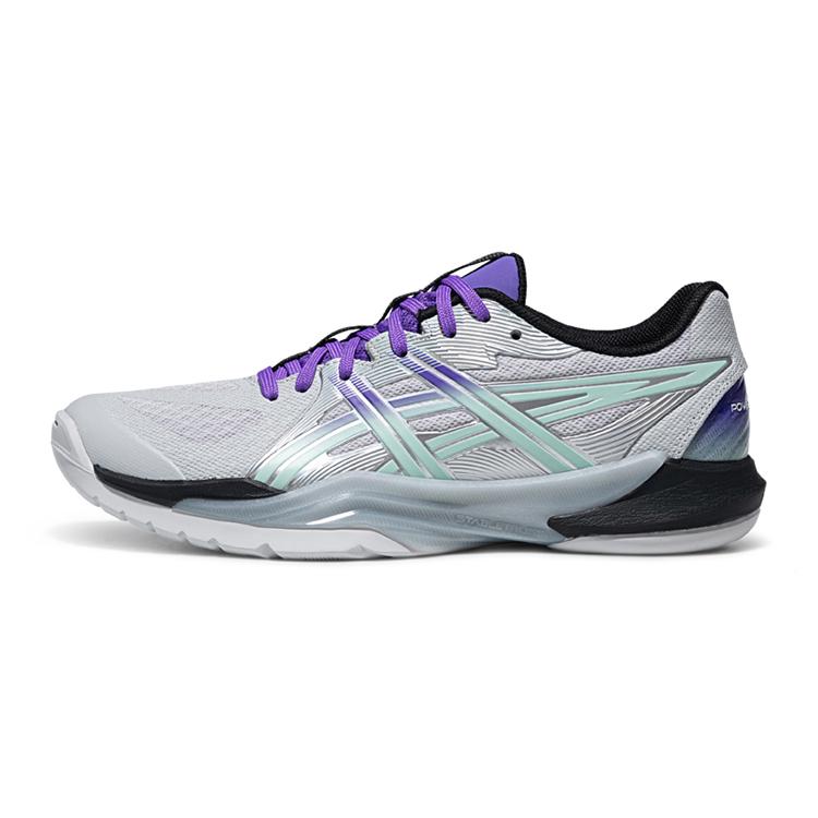 Мужские низкие кроссовки для бадминтона ASICS Серый/Сине-зеленый 1071A133-020 45