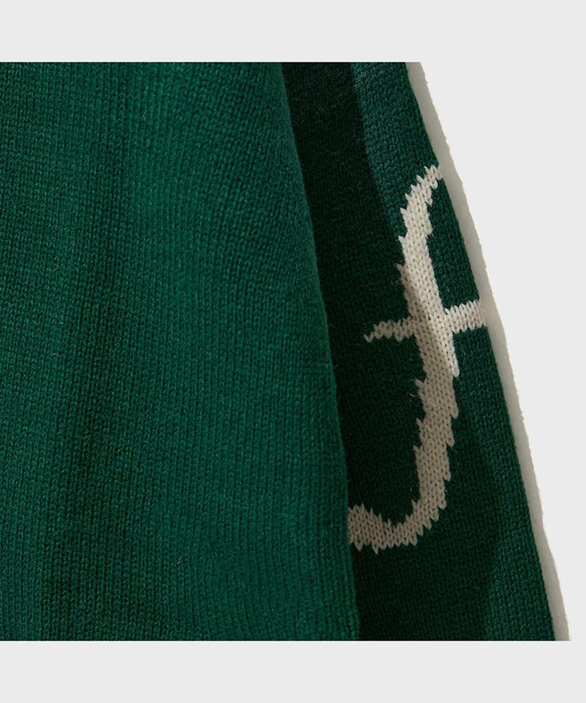 FFEFF STUDIO Vintage Washed Efro Logo Round Pullover (Green)