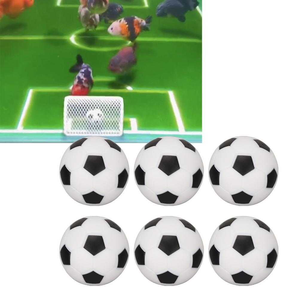 10 Pcs Set Mini Size Mini Soccer Aquarium Decoration Aquarium Decor Floating Lifelike Soccer Balls Lifelike Shape ABS