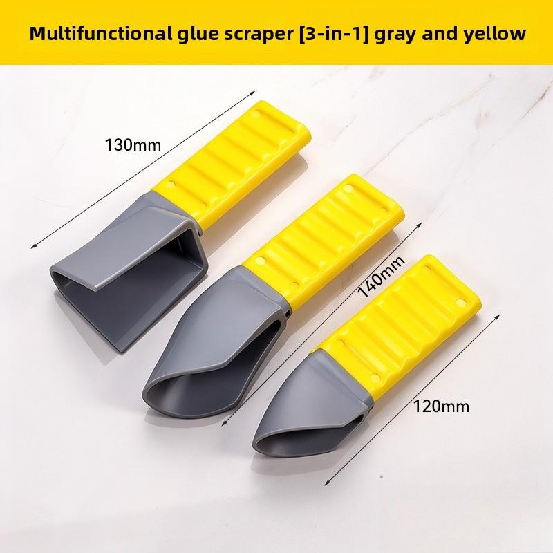 3pcs Squeegee Caulking Scraper Multifunctional External Corner Sealant Scraper TPU Scraping Caulking Tool Grout-Finishing