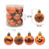 12 Pieces Halloween Hanging Ball Ornaments, Ornaments Accessories, Party Supplies,