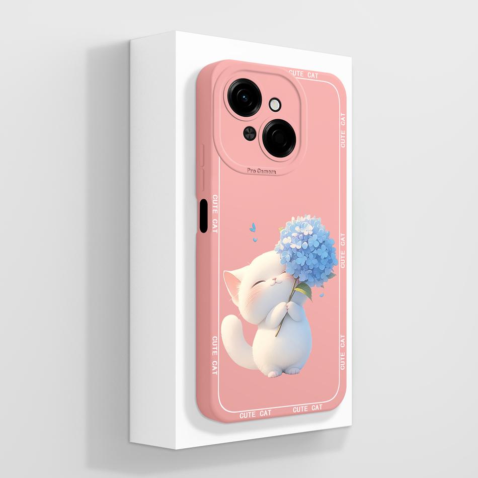 For Tecno Spark Go 1 / Spark Go 2025 Phone Case Astronaut Cartoon Fashion Soft Liquid Silicone Funda For Spark Go1 Back Cover