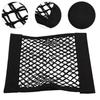 Car Trunk Mesh Back Seat Elastic Cage Auto Seat Back Storage Net Fixed Straps Extinguisher Storage Net Bag Car Trunk Organizer