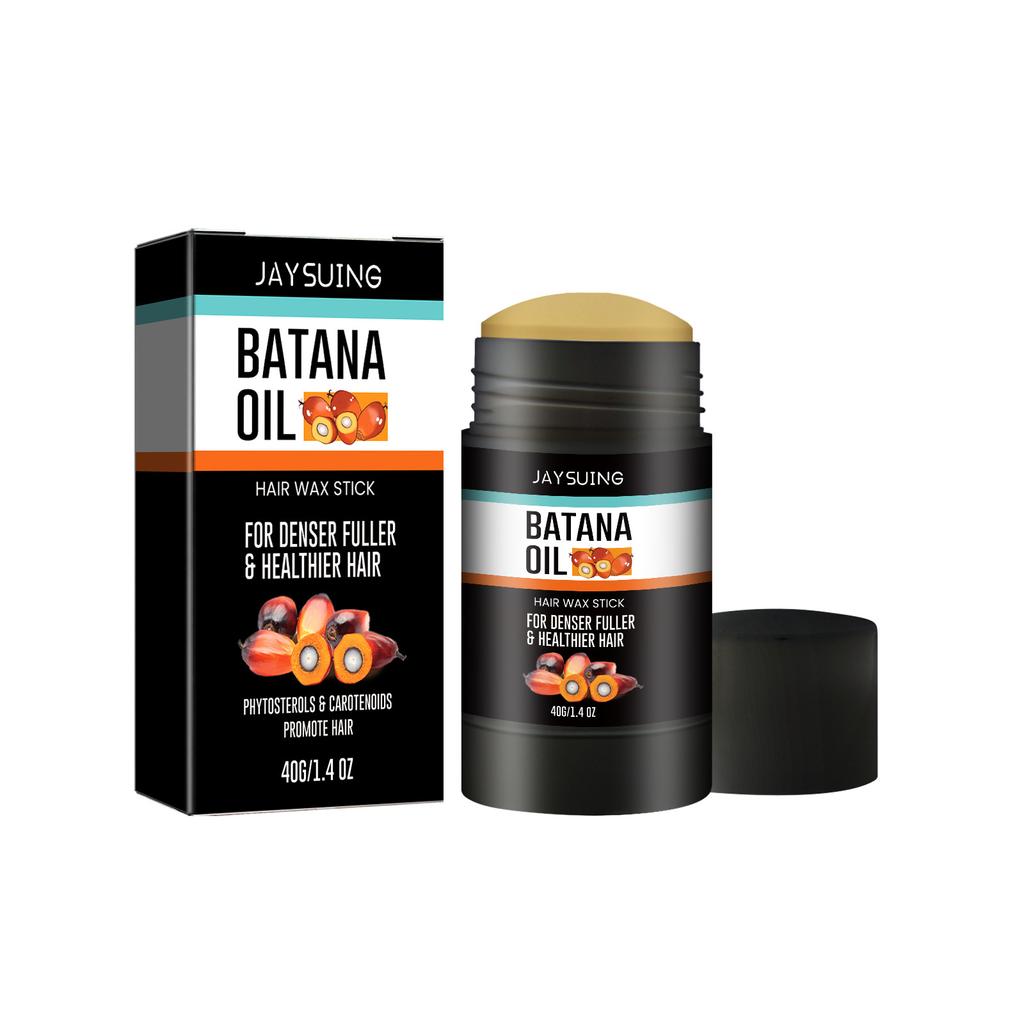 Batana hårvoksstift, langvarig styling for ødelagt hår, fluffy og naturlig glanset hårvoksstift