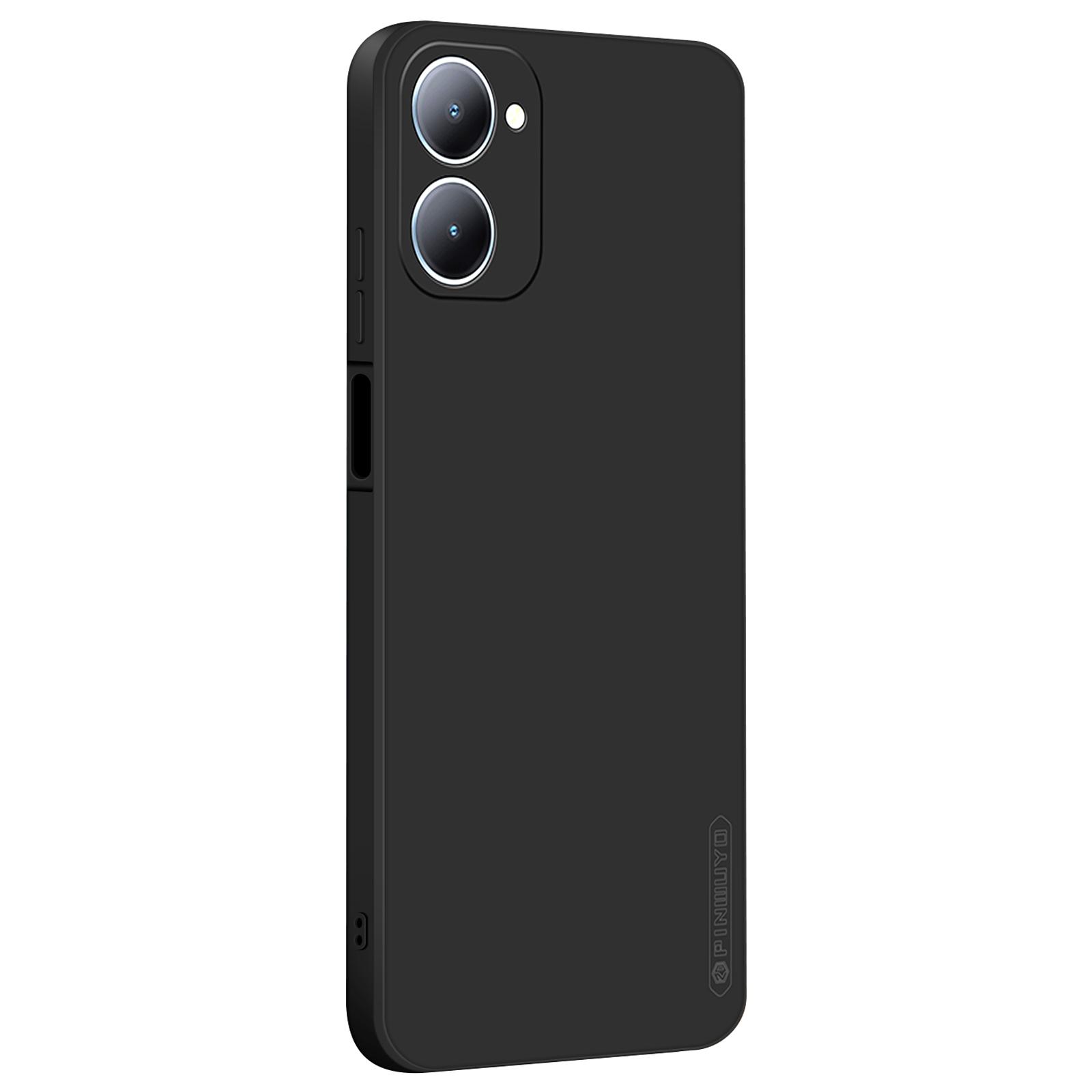 

PINWUYO JK Touching Series For vivo Y03/Y18 4G Case TPU Phone Cover Silky-Soft Touch Black