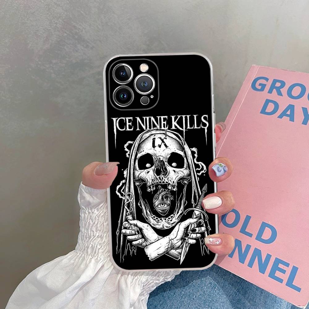 

Чехол для iPhone 17 16 15 14 13 12 11 Pro Max Plus mini с изображением группы Ice Nine Kills Для прозрачного чехла iPhone 14 plus
