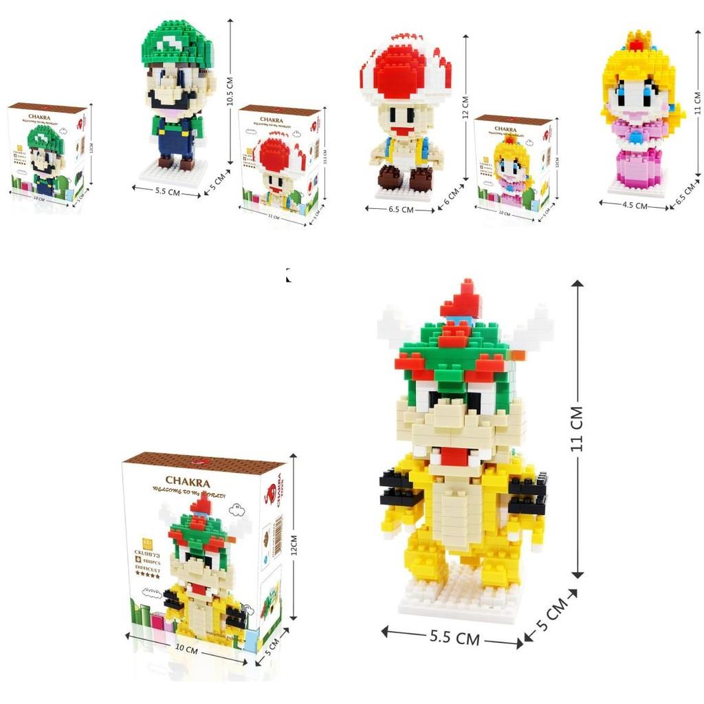 Super Mario Bros Plastic Puzzle Toy For Kids Educational Building Blocks Gift