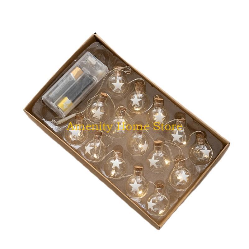 

F26C Christmas Lights String Decors Beautiful LED Light Series Warm Christmas Tree Hangings for Holiday Celeration