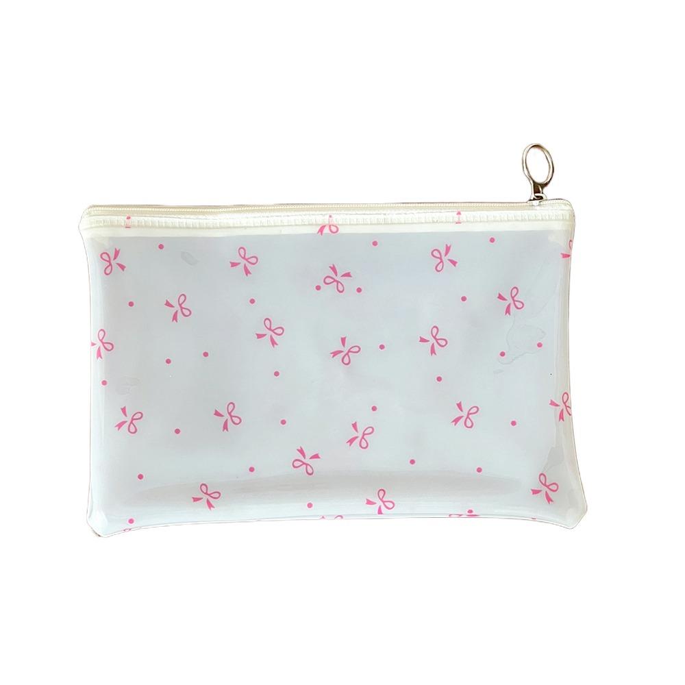 

Bowknot Stationery Bag Large Capacity Stationery Organizer Cute Pen Bag for Students розы красного