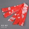 Chinese Style Headband Antique Hanfu Costume Headdress Chiffon Printing Traditional Hair Band Headwear for Women Ribbon HairRope