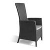 Dining Chair - - Vermont - With Cushion - Graphite-Grey - Adjustable Backrest