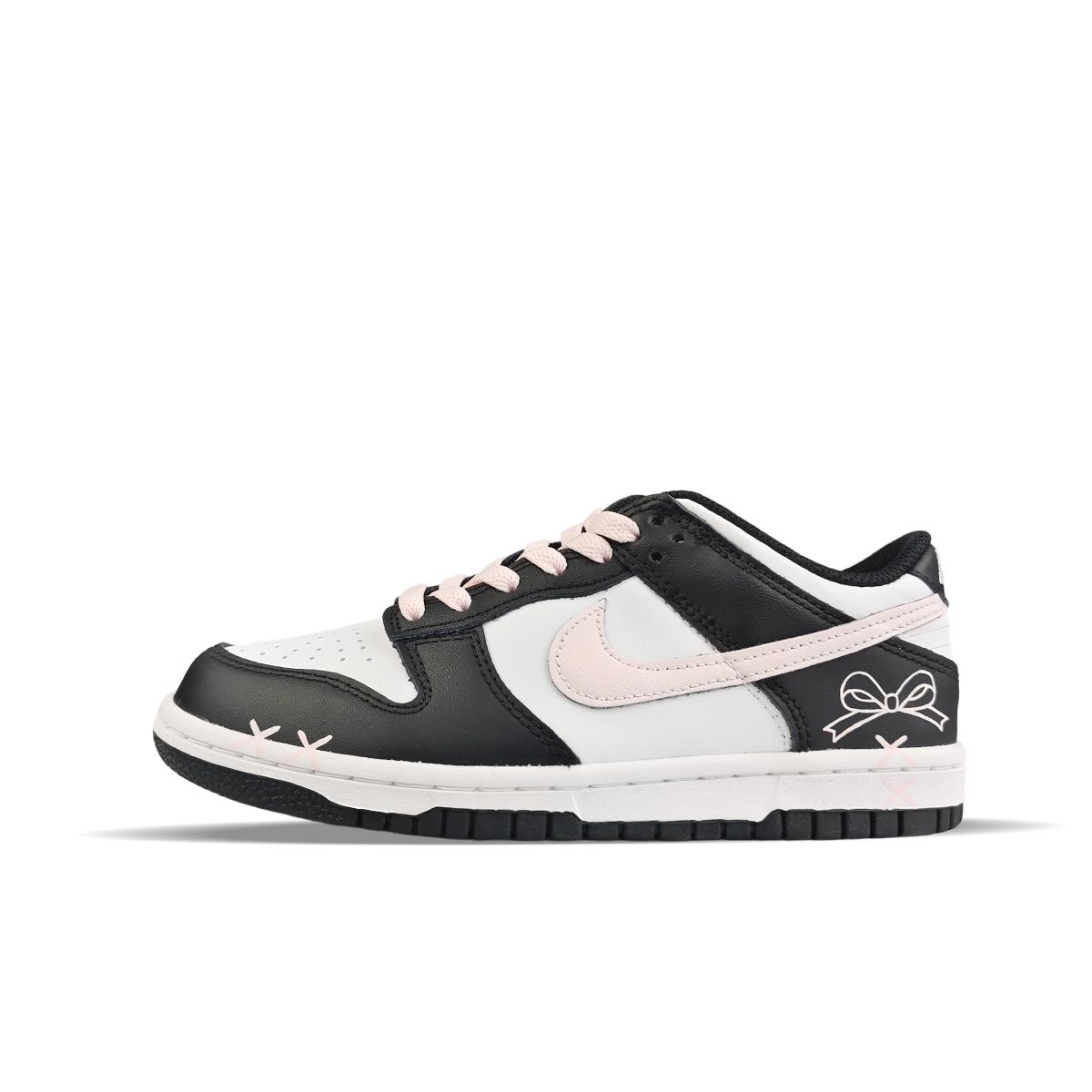 

Nike Dunk Abrasion Resistant Low top Skateboard Shoes Unisex Black Pink DD1503-101(Team401-) 36