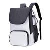 Multi-Functional Tennis & Badminton Bag with Shoe Compartment and Dry/Wet Separation, Custom Logo Option.