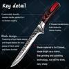 Professional Boning Knife Handmade Forged Knife Damascus Chef Knives Cooking Meat Cleaver Butcher Knife Kitchen Accessories