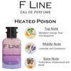 Heated Poison Unisex Perfume 100ml Pear | Bergamot | Cardamom & Musk | Bold Intense Fragrance for Men & Women