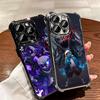 U-Undertale S-Sans Plating Phone Case For Iphone 16 17 Pro Max Air 16E 14 15 Plus 12 13 Mini Anti-Fall Airabag Cover
