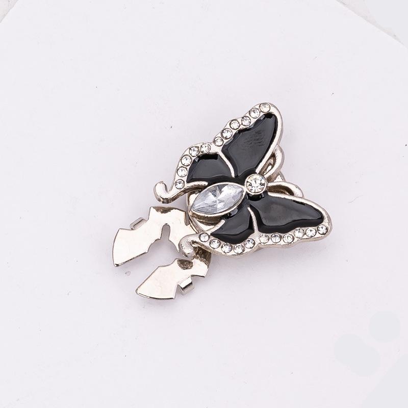 Botões de Punho e Botões de Colarinho Decorativos com Strass Coloridos