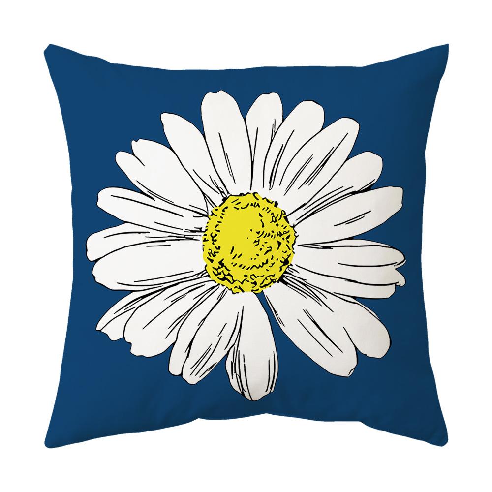 

Подушка в новом стиле Простая геометрическая цветочная наволочка Автомобиль Маргаритка Декоративная наволочка для диванной подушки 45 * 45Cm (including core)