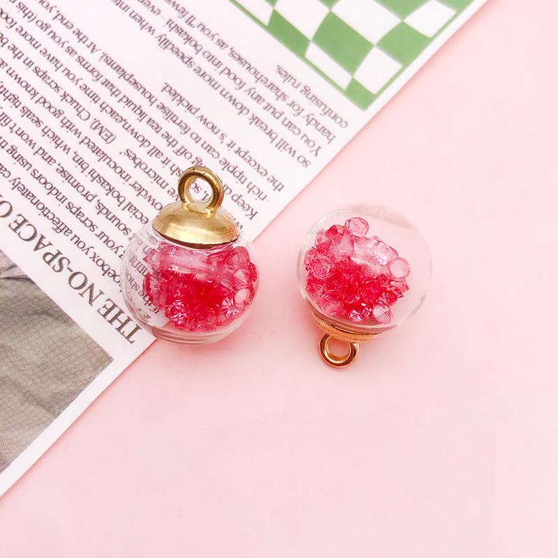 

Подвеска-шар из разноцветных блесток в виде звезды для сережек своими руками