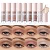 Achtfarbiges mattes Mikro-Liquid-Lidschatten-Set Farbig schimmernd Samtig wasserfest Schweißfest Lidschatten-Set Augen-Make-up