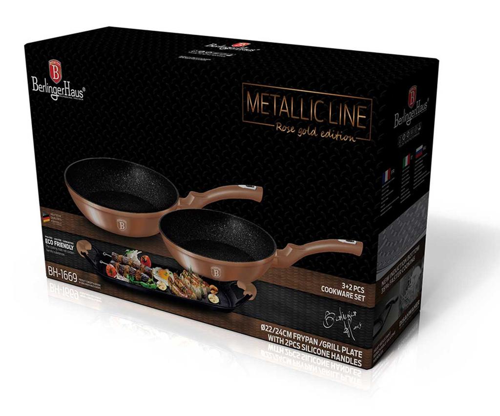 BERLINGER HAUS BH-1669 GRANITE FRYPAN SET