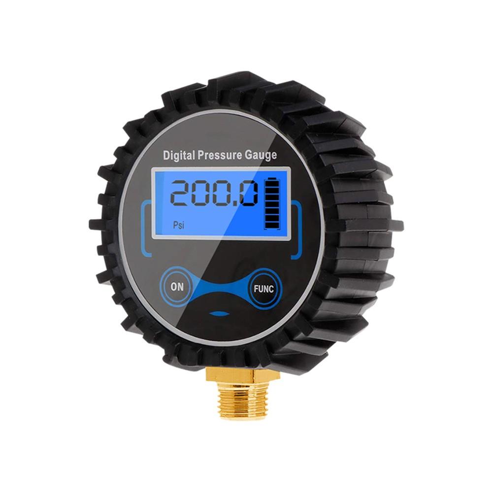 200PSI Digital Tire Pressure Gauge LCD Manometer Pressure Gauge With LED Light