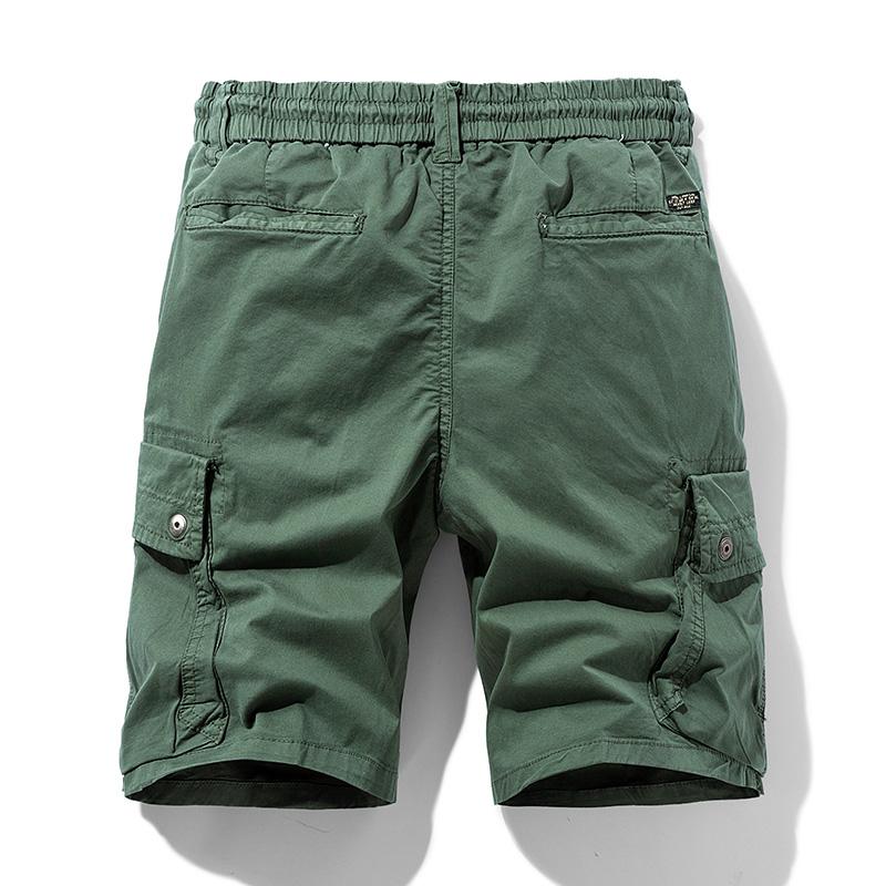 JAYSCE Herren Sommer-Shorts im Shibuya-Stil, locker sitzende Arbeitsshorts, Amikaji Outdoor-Cargohose mit mehreren Taschen, übergroße klassische kurze Hose