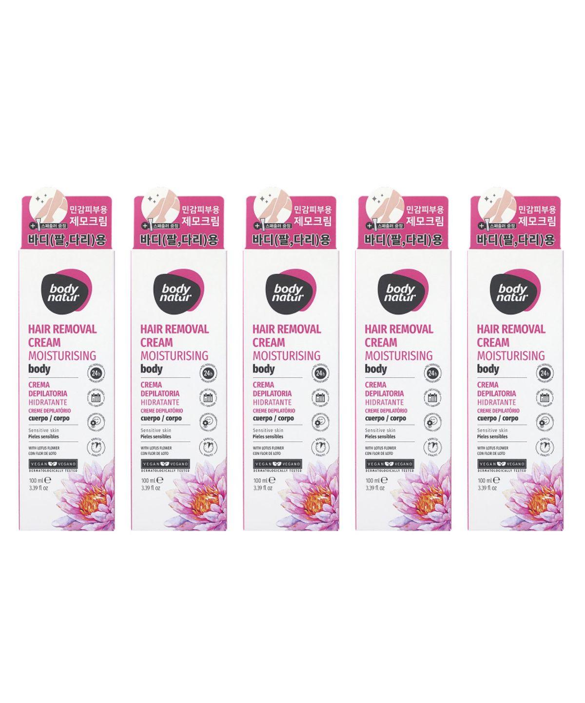 Hair removal cream body lotus flower 5 pieces