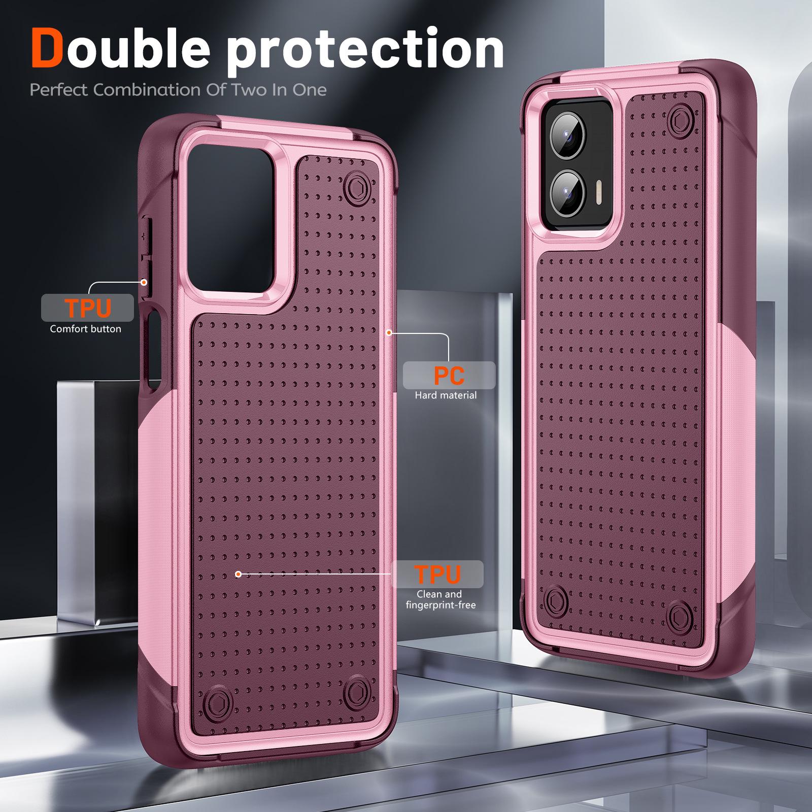 

Elegant Drop-Proof Phone Case for Moto G Stylus 4G & 5G (2022) G 5G 2022 розовый/розы красного