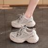 Dad Shoes Women's Spring New Trend Versatile Thick Sole Heightening Mesh Breathable Student Casual Sports Shoes KT-269