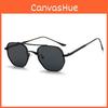 Fashionable Square Aviator Sunglasses With Metal Frame Uv400 For Outdoor Activities