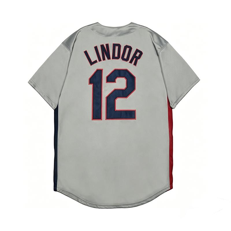 Men's VintageStyle StitchedBaseball Jerseys 7 Kenny Lofton 9 Carlos Baerga 19 Bob Feller 24 Andrew Miller 29 Travis Fryman S-3XL