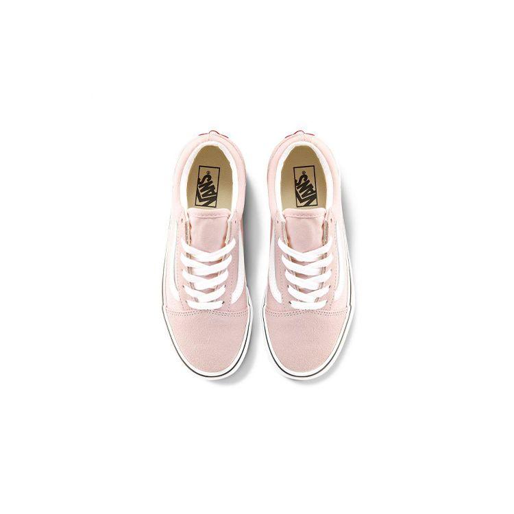 Vans Old Skool Low Top Skate Shoes Kids Sneakers Pink White VN0A4BUUTC3