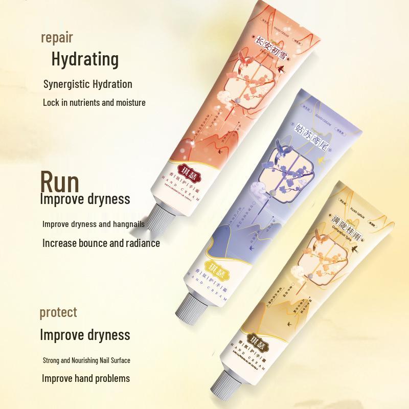 Qiser Oriental Dream Niacinamide Hand Cream - Moisturizes, Hydrates, Reduces Wrinkles, Whitens, and Prevents Dryness