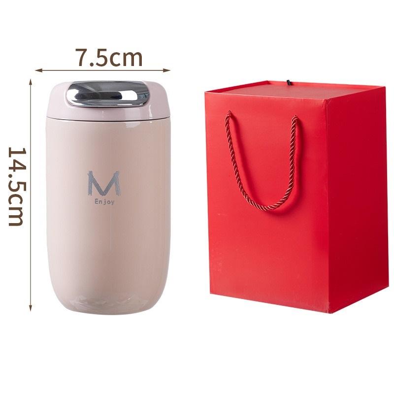 Dual-Use Insulated Coffee Mug, 316 Stainless Steel Tumbler with Flip Lid for Travel & Office