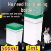 Automatic Rabbit Water Dispenser with Nozzle and Bowl