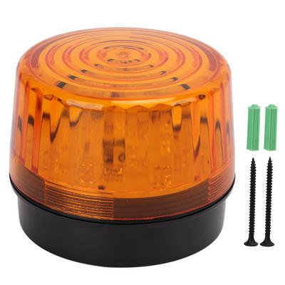 05E LED Warning Flash Beacon Lights Yellow Strobe Safety Flashing Warning Lamp for Security Guard Box Tunnel