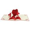 Cupid's Heart 3-D for Pop Up Valentine’s Day Card Happy Anniversary for Her Date