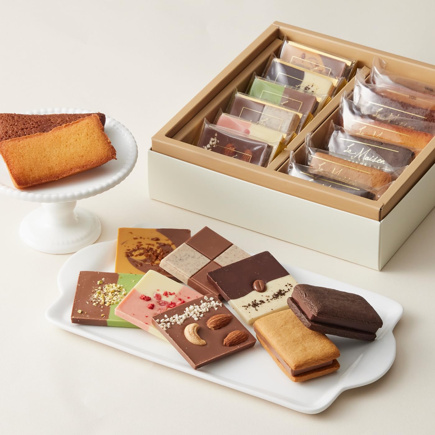 

Maison Gateau Таблетки 12 штук Ассортимент шоколадной выпечки в индивидуальной упаковке Подарок Сладости Десерты [La Shirokane] и Предварительно упаковано