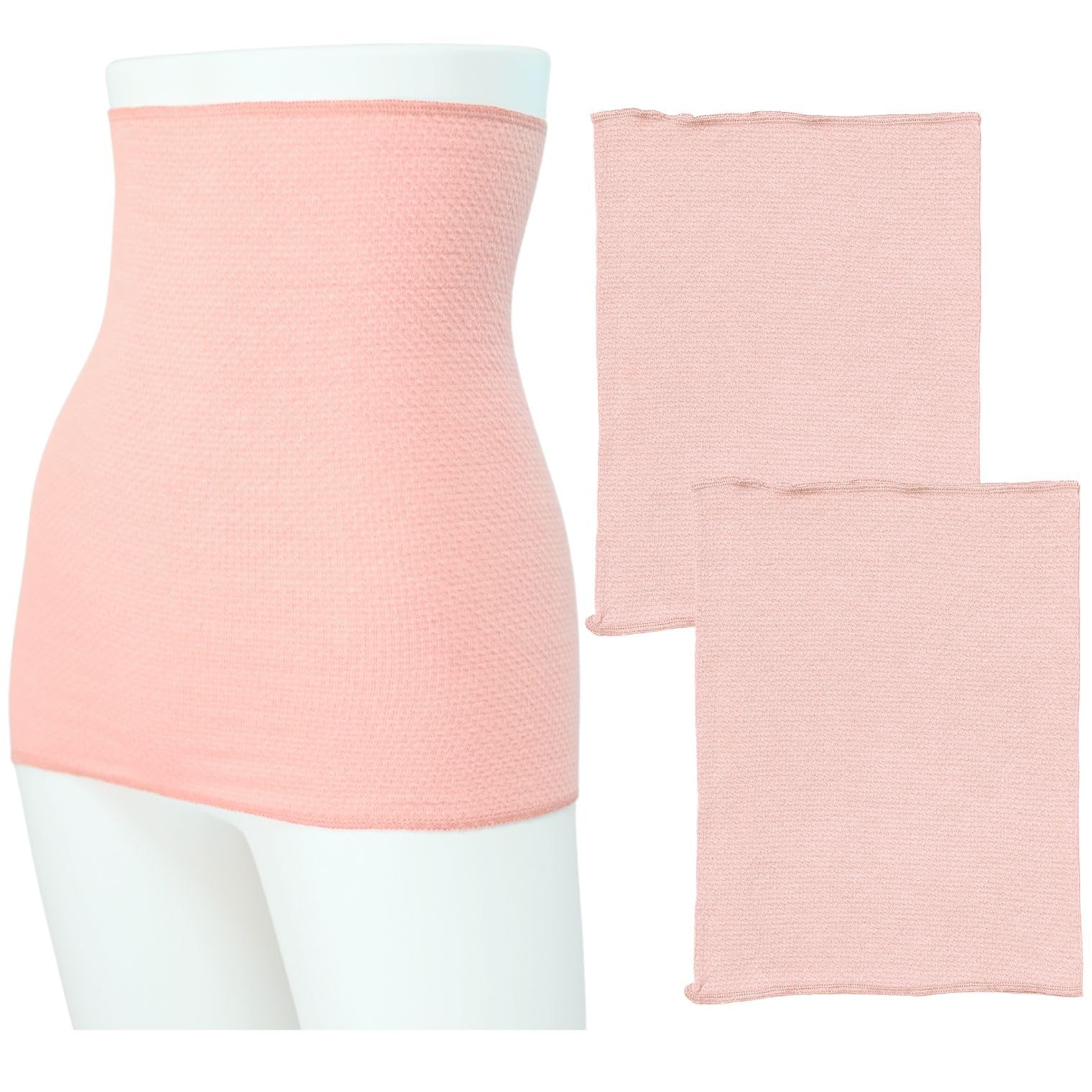 

Wilmax Embalance Angel Belly Warmers of Light Size M Made in Solid Warm for All Suitable for and Maternity [ORANGE APRON] (Set 2), Washable, Pink,