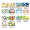 Montessori Repeatedly Sticker Busy Card Book Baby Paste Readings Numbers Matching Puzzle Game Educational Toys For Kids Gifts