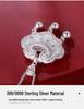 S999 Sterling Silver Year-After-Year Peace Baby Longevity Lock – Pure Silver Full Moon Gift