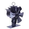 Heat-Powered Cast Iron Fireplace Fan - Energy-Efficient Model