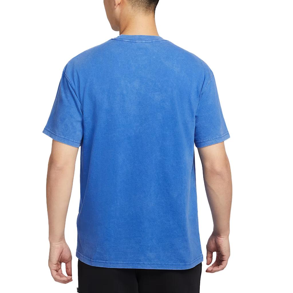 Nike Comfortable Fashionable Minimalist Versatile Short Sleeve T-Shirt Men Tops Blue HJ3316480