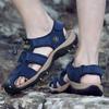 Men's Leather Sandals Summer Shoes Mens Sandals Fashion Casual Outdoor Beach Slippers Breathable Wading Shoes