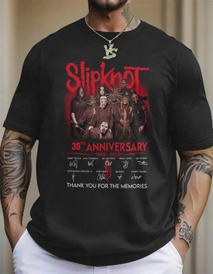 Slipknot rockband 30-jähriges jubiläum vintage shirt 1995 2025 herren t-shirt