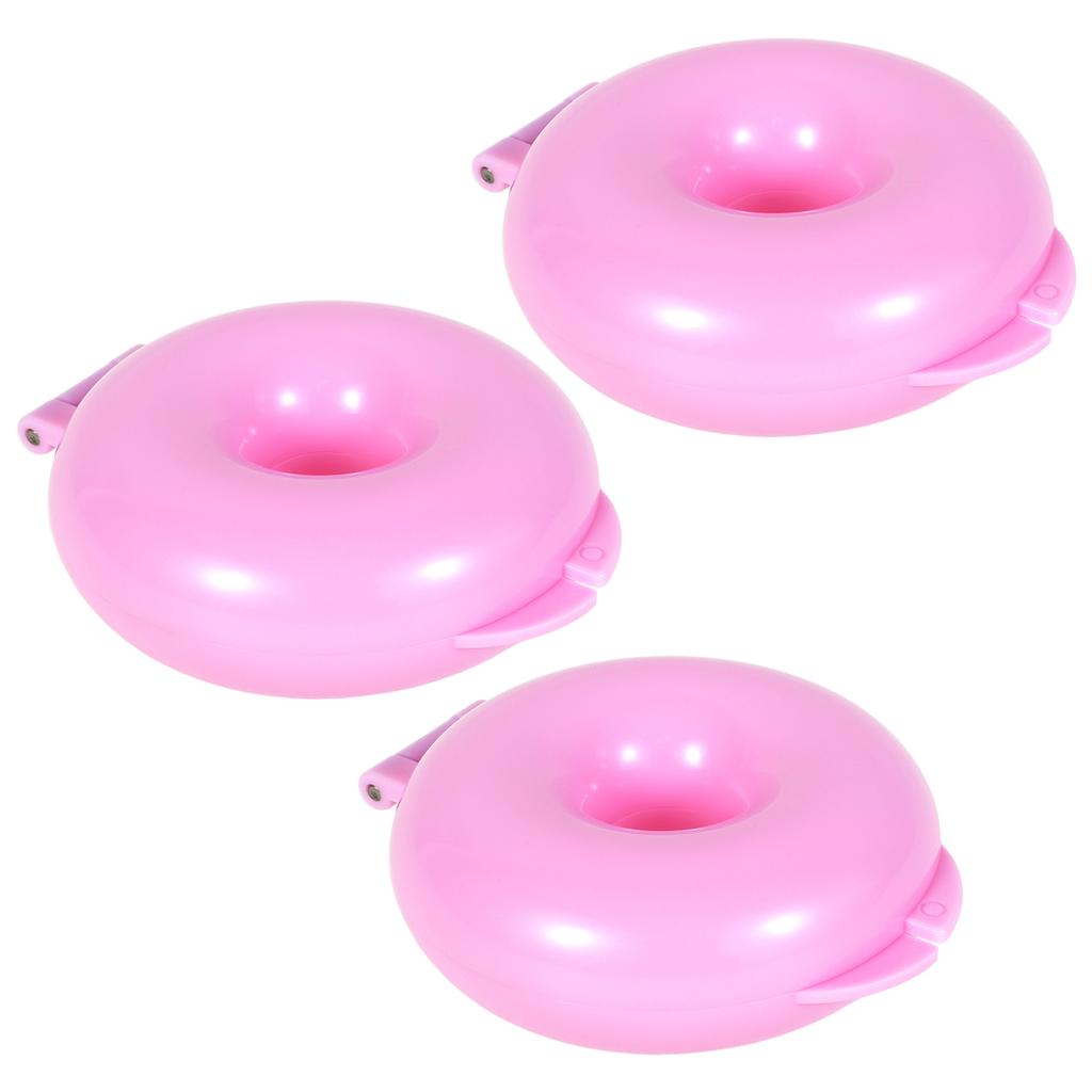 3Pcs Donut Candy Cake Pop Mold Disk Shape Non-stick Doughnut Muffin Cups Cake Chocolate Baking Tools for Kitchen Supplies